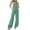Green, variant on Overalls for Women Casual Adjustable Bib Overalls Wide Leg Jumpsuits Loose Fit Cropped Jean Rompers with Pockets
