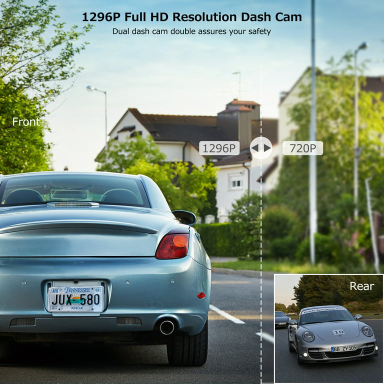 Cámara Dual para Autos Safe Drive Car Dash Cam con Pantalla Grande