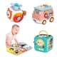 thumbnail image 4 of Cubo ocupado Montessori para niños pequeños juguete educativo de aprendizaje juguetes sensoriales para bebés de 1 2 y 3 años tablero de actividades cubo ocupado, 4 of 5