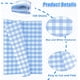 thumbnail image 2 of Papel de seda MUNILAIL a cuadros, azul claro/blanco, 50 x 35 cm, 100 s, 2 of 6