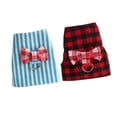 thumbnail image 4 of a Hammock Walking Rope Blue Extra Small Glass Cage Dwarf Ferret Russian Outfits Small Animals Traction Rope Chest Strap Red Grid Blue Stripes 2 Pieces, 4 of 7