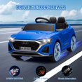 thumbnail image 3 of 12V Ride on Cars Kids for Boys Girls, Licensed Audi SQ8 Ride on Toys with Remote Control, Battery Powered Kids Electric Car Vehicle with Music, LED Lights, 3 Speed, 4 Wheeler, Blue, 3 of 10