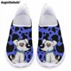 thumbnail image 1 of Zapatos planos ligeros y cómodos para mujer de Doginthehole, zapatos de enfermera blancos con dibujos de cachorros, zapatos de malla transpirables sin cordones para mujer, 1 of 5