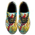 thumbnail image 2 of Kentucky Stte Bird and Flower Cardinal and Goldenrod Flower Shoes Sneakers for Women Men Black Size 8.5, 2 of 7