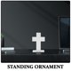 thumbnail image 3 of BESTYASH Cruz Acrílica Transparente Con Base Para De Iglesia Y Eventos Religiosos, 3 of 8
