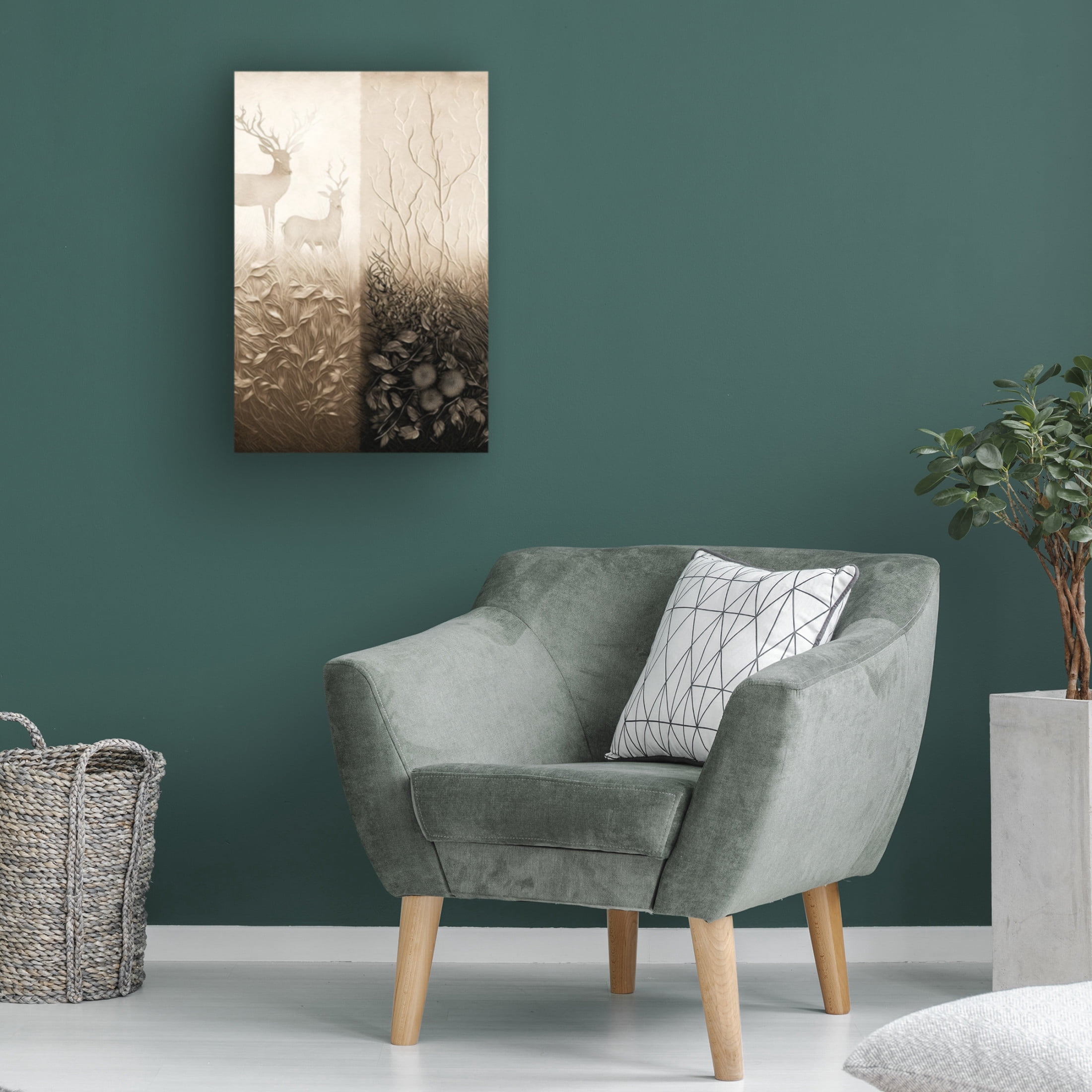 Canvas Wall Art - Ray Heere 'Nature Neutral Tone 8' Wall Art for Living Room, Bedroom, or Office Décor by Trademark Fine Art - 12 x 19 Inches