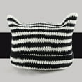 thumbnail image 4 of ZQUUVOU Women Beanie Warm Winter Hats, Cute Ear Soft Knit Lazy Beanie For Womenskull Cap For Men and Women Black, 4 of 4