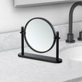 thumbnail image 4 of Gatco 1391MX Table Mirror, 7.5" Dia, Matte Black, 4 of 5