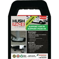 Leisure Time HP0608 Stabilizer Support Hush Pad II for RV Trailer Jacks - 4 Pack