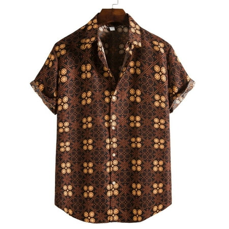 

Leutsin Men s Big & Tall V-Neck Undershirts Fashion Man V-Neck Short Sleeve Tops T-Shirt Summer Solid Button Blouse