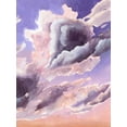 thumbnail image 2 of Popp, Grace 19x24 Black Ornate Wood Framed with Double Matting Museum Art Print Titled - Amethyst Cumulus II, 2 of 4