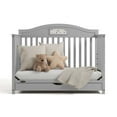 thumbnail image 6 of Graco Story 5-in-1 Convertible Baby Crib with Drawer and Reversible Headboard, Pebble Gray, 6 of 13