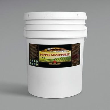 Fiery Farms Purée de Piment Oeil d'Oiseau Africain Rouge (Piri Piri) 18,93 L/5 Gallons