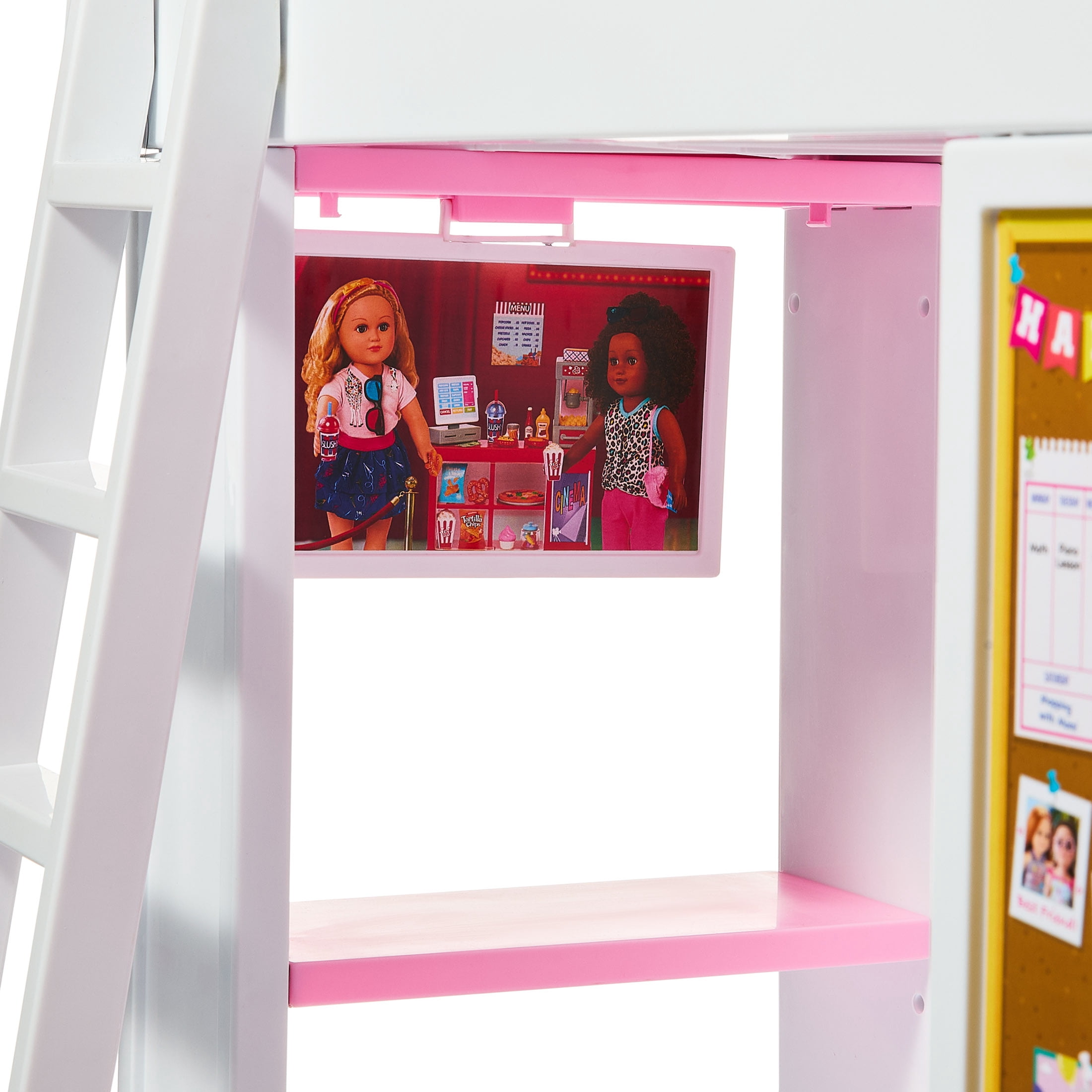 My Life As Loft Bed Play Set For 18-Inch Dolls With Accessories