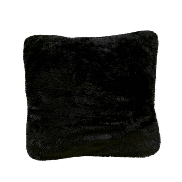 Short Plush Cover Sofa Cushion Solid Color Home Cover Bedside Backrest