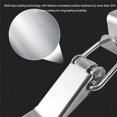 thumbnail image 2 of Eigraketly 4 Pieces Stainless Steel Lever Closure Door Anti-corrosive Drawer Lock Pre-drilled Electroplate Wardrobe Glossy Stylish Type2, 2 of 6
