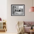 thumbnail image 3 of Historic Framed Print, [Horse drawn delivery wagon at entrance of White House kitchen], 17-7/8" x 21-7/8", 3 of 9