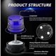 thumbnail image 3 of 12V LED Strobe Light with Magnetic Base for Emergency Signaling and Flashing Alerts, 3 of 5