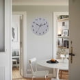 thumbnail image 4 of Wall Clock Solid Color Clocks PVC Silent Non-Ticking Battery Operated Decorative Grey Round Clock for Home Living Room Kitchen Bedroom Office School Wall Decor 14 Inch, 4 of 9