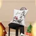 thumbnail image 5 of Nkmbld Christmas Throw Pillow Covers Christmas Themed Living Room Decoration Soft and Skin Friendly Digital Color Printing Peach Skin Velvet Pillowcase, White, 5 of 8