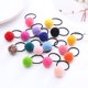 thumbnail image 1 of Lazos para el cabello de colores - Accesorios para el cabello para niñas pequeñas - Pompones elásticos con lindas pinzas para el cabello de conejito, 1 of 5