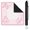 Cream Bird Blossom Chinoiserie Mahjong Mat, variant on Blush Pink Watercolor Floral Mahjong Mat 31.5x31.5 Inch | Non-Slip And Noise Reduction Mah Jong Table Mat Cover with Carrying Bag For Mahjong Lovers, Poker, Board Games And Dominoes