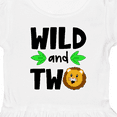 thumbnail image 4 of Inktastic Wild and Two Cute Lion Birthday Girls Toddler Dress, 4 of 5