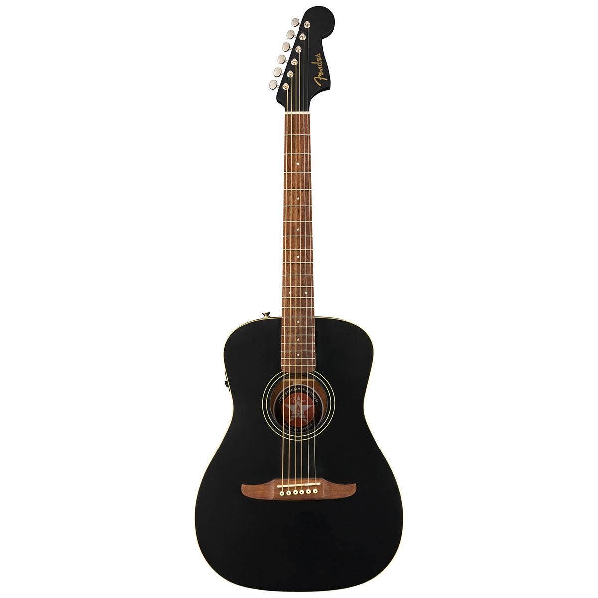 Fender Joe Strummer Campfire Electric Guitar, Walnut Fingerboard, Matte Black