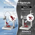 thumbnail image 2 of 3D Printer Filament Basic PLA Filament Bundle Cardboard Spool 1kg*2,Dimensional Accuracy +/- 0.03 mm Fit Most 3D FDM Printer-Fire Engine Red, 2 of 7