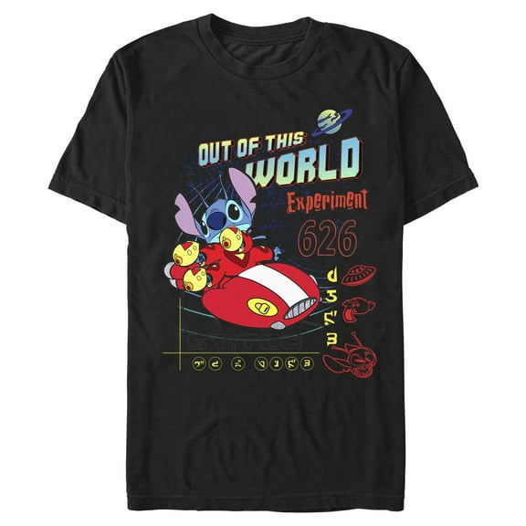 Mens Lilo & Stitch Out Of This World Race T Shirt