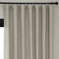 thumbnail image 5 of Oatmeal Faux Linen Extra Wide Room Darkening Curtain (1 Panel), Oatmeal, 100W X 108L, 5 of 12