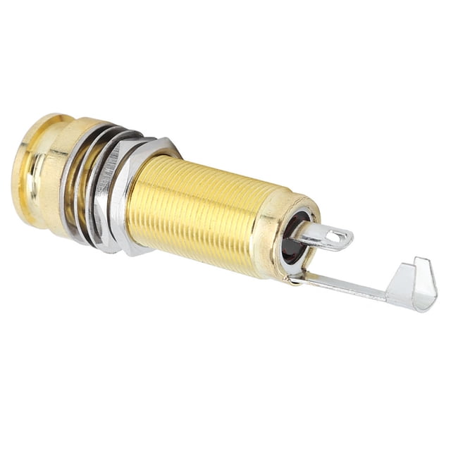 Extreme de Latón Pin Jack, Función de Bloqueo de Correa Proncico Accesorio de Guitarra para Guitarra Eléctrica