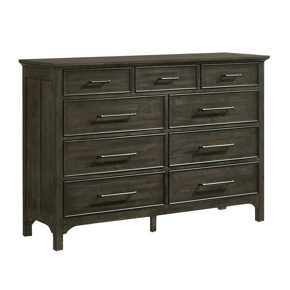 Intercon Hawthorne 9-Drawer Dresser, Brushed Charcoal