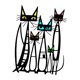 thumbnail image 4 of Decoración de pared de gato de los años 50, lindo y divertido cartel de gato para colgar en el baño, la oficina o la sala de estar., 4 of 9