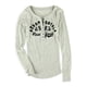 thumbnail image 2 of Aeropostale Womens 1987 New York Henley Shirt, Gris, X-Large Aeropostale henley, 2 of 2