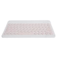 thumbnail image 1 of Wireless Bluetooth Keyboard, 10inch Widened Keys Brushed Metal Panel Portable Ultra Thin, with Quiet Scissor Style Keys, for Smartphone Tablet Laptop Desktop Computer, 1 of 7