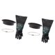 thumbnail image 1 of Guantes de Mano Izquierda de 2 Piezas + 2 Soportes para Guantes Y Abrazadera para Gabinete de Chorro de Arena Sunnimix Guantes de protección para chorro de arena, 1 of 8