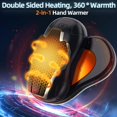 thumbnail image 2 of 10000mAh Rechargeable Hand Warmers - 2 Pack, Magnetic Double - Side Heating, 3 - Level Adjustable Heat for Long - Lasting Warmth. Ideal for Outdoor Activities like Camping & Hunting. Christmas gift, 2 of 9
