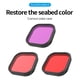 thumbnail image 1 of Kuymtek Aqua Dive Filter Set para GoPro Hero 9 Action Camera Red Magenta Snorkel Filters, 1 of 8