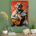 thumbnail image 2 of Mastiff Christmas Dog Canvas Size 8x12 Electric Guitar Canvas – Funny Mastiff Christmas Dog Team Player Wall Art, Ideal Gift Electric Guitar , Dog Owner, 2 of 5