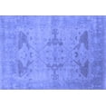 thumbnail image 1 of Ahgly Company Indoor Rectangle Oriental Blue Industrial Area Rugs, 2' x 5', 1 of 4