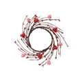 thumbnail image 1 of Decoración de la Pieza Del Centro de la Mesa de Comedor, Corazón Rojo Y Rosa Mini Corona 32cm para el Portavelas O la Pared Colgante, Decoración de la Mesa de Fiesta, 1 of 6