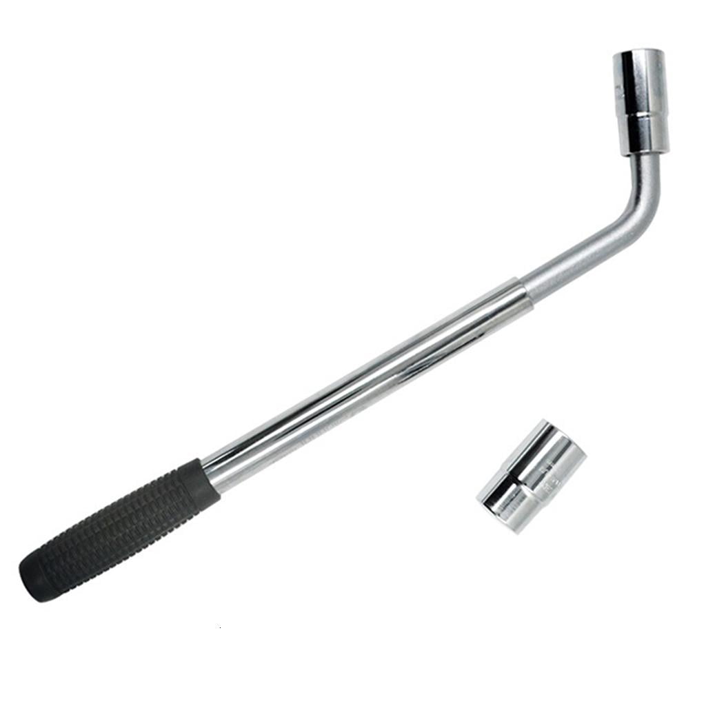 CEORPER Extendable Wheel Wrench Set 17/19mm ＆ 21/23mm Wheel Lugs Wrench Brace For Car