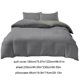 thumbnail image 3 of Set de ropa de cama de poliéster lavado y cómodo de 4 piezas | Funda de colcha suave y transpirable, sábana, fundas de almohada | Multicolor moderno, resistente al desvanecimiento, doble cara |, 3 of 6