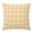 Butter Yellow, Cream, Pastel Yellow, Maize, variant on Throw Pillow Covers 16x16 Inch, Yellow Orange Gingham Decorative Pillow Cases for Couch Sofa Bed, Farmhouse Buffalo Plaid Checkered Cotton Linen Square Home Decor Pillowcases with Hidden Zipper