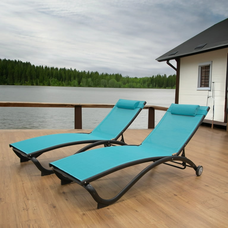 Vivere Glendale Lounger Set Granite