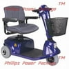 CTM - HS-320 - Mid-Range Travel Scooter - 3-Wheel - Blue