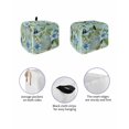 thumbnail image 2 of Fsddascl Birds Cage Small Toaster Cover 2 Slice, Kitchen Appliance Covers, Spring Botanical Blue Floral Toaster Oven Cover with Loop, Bread Machine Cover Polyester Dust Cover Protection, 2 of 5