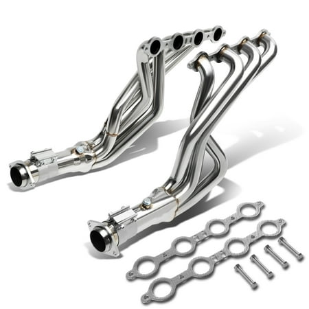 For 2004 to 2007 Cadillac CTS -V V8 2 -PC 4 -1 Long Tube Stainless Steel Exhaust Header /