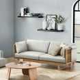 thumbnail image 3 of 2Pcs/Set 24" Wood Wall Mounted Floating Shelves Storage Shelving For Living Room, Dining Room, Office, Bedroom, 3 of 7